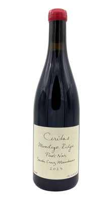 Mindego Ridge Pinot Noir aus dem Jahr 2023 vom kalifornischen Weingut Ceritas aus der Unterregion Santa Cruz Mountains.