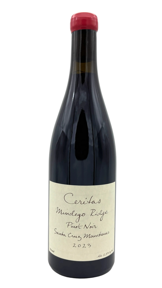 Mindego Ridge Pinot Noir aus dem Jahr 2023 vom kalifornischen Weingut Ceritas aus der Unterregion Santa Cruz Mountains.